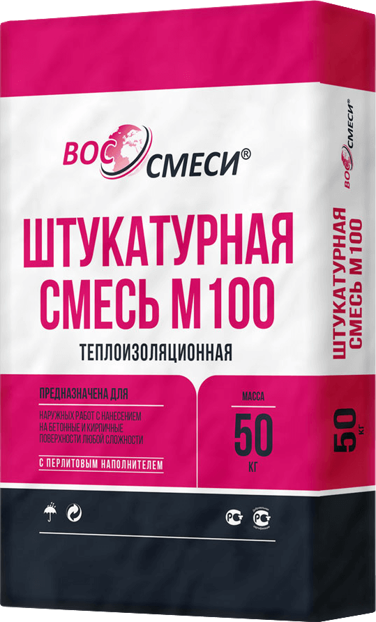 Штукатурная смесь м100: теплоизоляционная Штукатурная смесь м100: теплоизоляционная