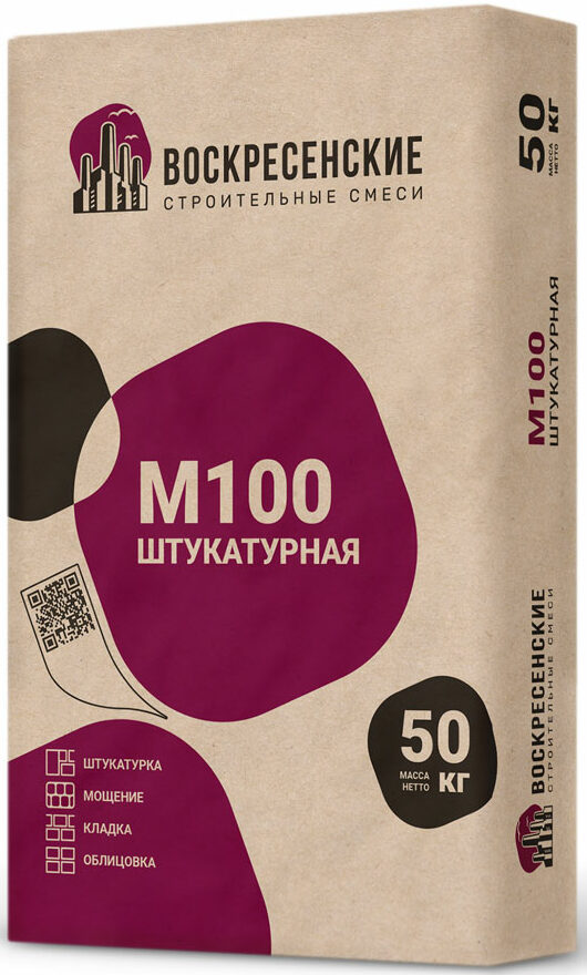 Смесь цементно-песчаная М100 (ЦПС) 50 кг - купить оптом в Москве