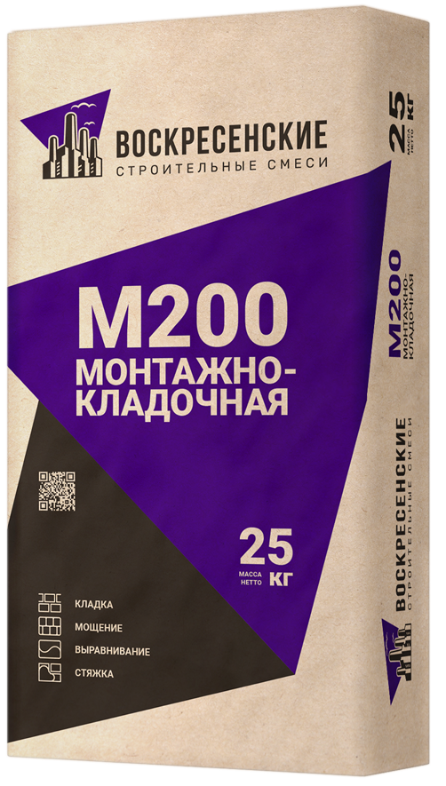 Смесь цементно-песчаная М200 (ЦПС) 25 кг