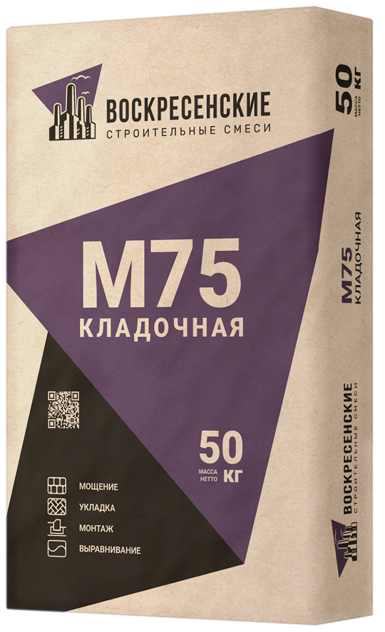 Смесь цементно-песчаная М75 (ЦПС) 50 кг